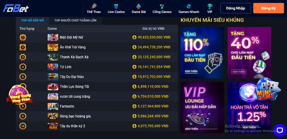 Game nổ hũ cổ điển với biểu tượng trái cây